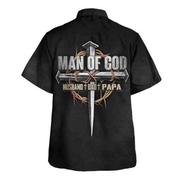 Jesus Man Of God Father s Day Hawaiian Shirt – Gift for Christian Men
