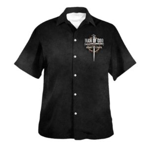 Jesus Man Of God Father s Day Hawaiian Shirt - Gift for Christian Men
