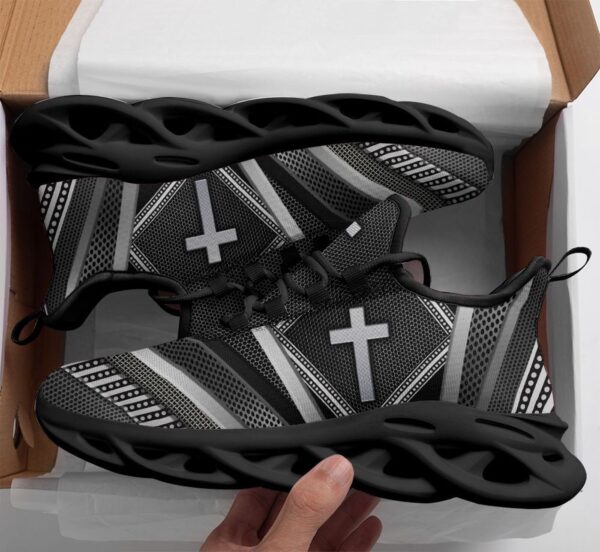 Jesus Metal Cross Yezy Running Sneakers Gift for Men Women