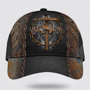 Jesus Nail Cross Crown Of Thorn Baseball Cap Hat Trucker Classic Hats Gift 1