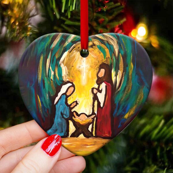Jesus Nativity Ceramic Ornament – Inspire Mind & Heart!