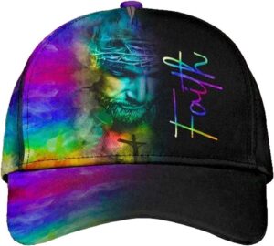 Jesus On The Cross Faith Baseball Cap Hat Trucker Classic Hats Gift 1