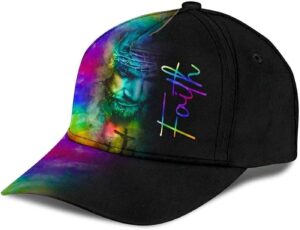 Jesus On The Cross Faith Baseball Cap Hat Trucker Classic Hats Gift 3
