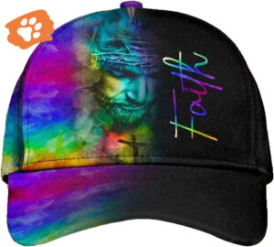 Jesus On The Cross Faith Baseball Cap Hat  Trucker Classic Hats Gift