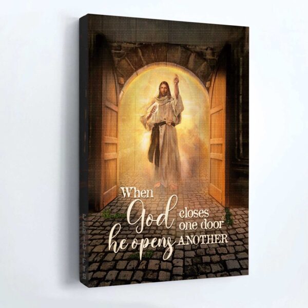 Jesus Portrait Poster Home Decor – Amazing Painting with Infinite Halo – Gift for Christian