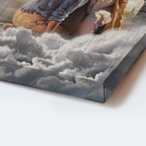 Jesus Portrait Poster: Heavenly Home Decor Gift for Christians - Inspirational Art with Holy Spirit Dove 1