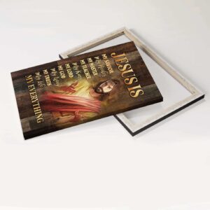 Beautiful Jesus Portrait Poster - Home Decor Gift for Christian - Savior Healer Everything 1
