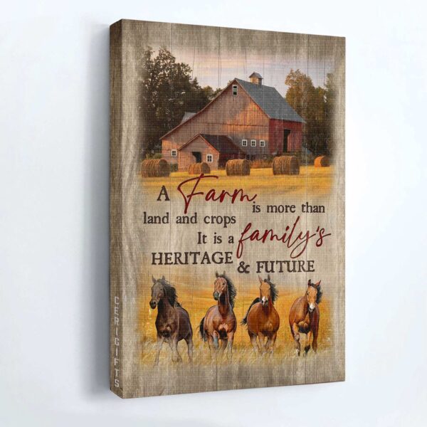 Jesus Portrait & Running Horse Poster Home Decor Gift – Gift For Christian – Farm Landscape Art