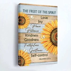 Jesus Portrait Poster Home Decor Gift - Sunflower & Butterfly Painting - Christian Gift 1