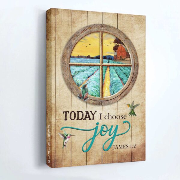 Christian Home Decor Gift: Jesus & Hummingbird Portrait Posters – Blue Flower Farm & Vineyard Theme