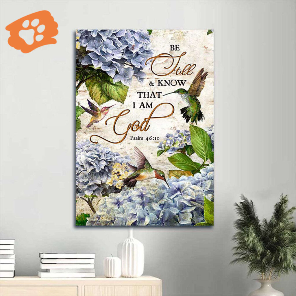 Blue Hydrangea Jesus Portrait Poster – Christian Home Decor Gift with Bible Verse and Hummingbird Painting Blue Hydrangea Jesus Portrait Poster – Christian Home Decor Gift with Bible Verse and Hummingbird Painting