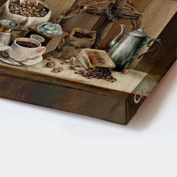 Jesus Portrait Poster – Christian Home Decor Gift with Coffee Bar Theme