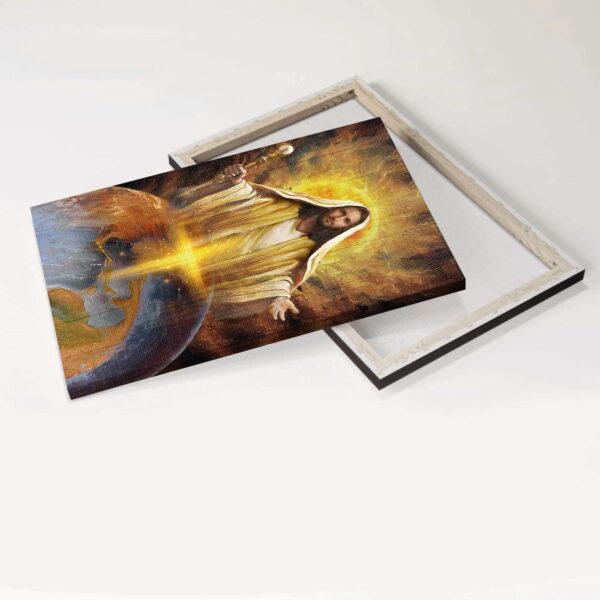 Jesus Portrait Poster Home Decor Gift – Inspirational Christian Gift