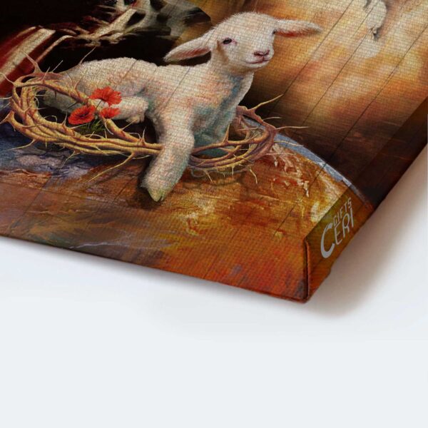 Jesus Portrait Poster: Lamb of God Holy Spirit Dove Lion of Judah – Christian Home Decor Gift