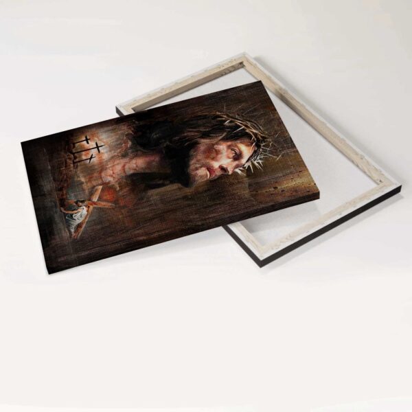 Life of Jesus Poster – Cross Crown of Thorns Home Decor Gift for Christians