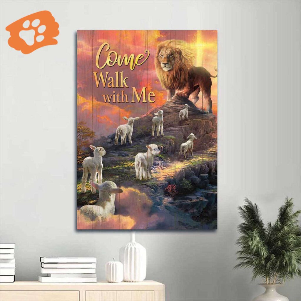 Jesus Portrait Poster Home Decor Gift – Lion of Judah Lamb of God – Christian Journey to Heaven Poster Jesus Portrait Poster Home Decor Gift – Lion of Judah Lamb of God – Christian Journey to Heaven Poster