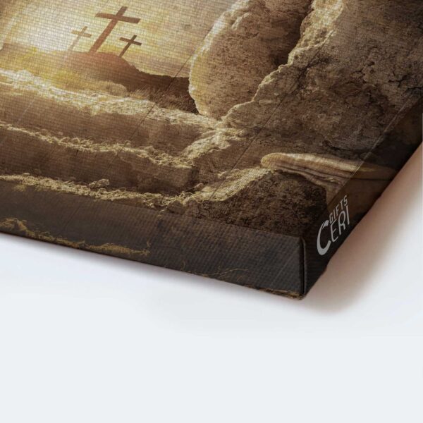 Jesus Lion of Judah Sunrise Portrait Poster – Christian Home Decor Gift – He is Risen Wall Art