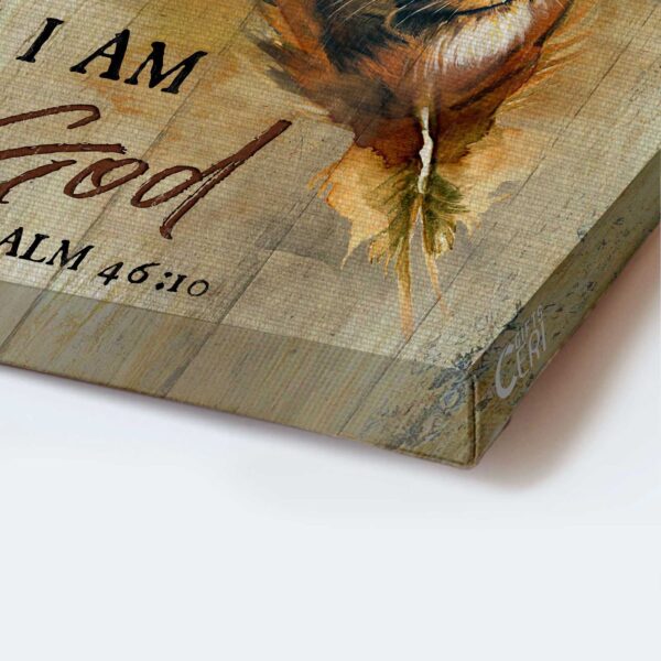Christian Home Decor Gift – Jesus Lion of Judah & Be Still Portrait Poster
