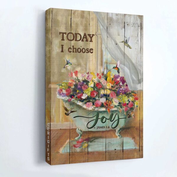 Jesus Portrait Poster with Hummingbird Flowers and Rose – Christian Home Decor Gift for Joyful Living
