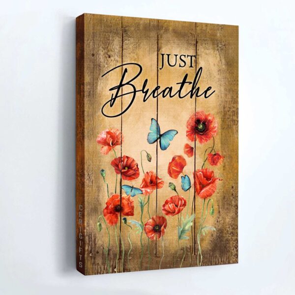 Christian Jesus Portrait Poster Home Decor Gift – Poppy & Blue Butterfly  Poster Home Decor Gift Wall Art