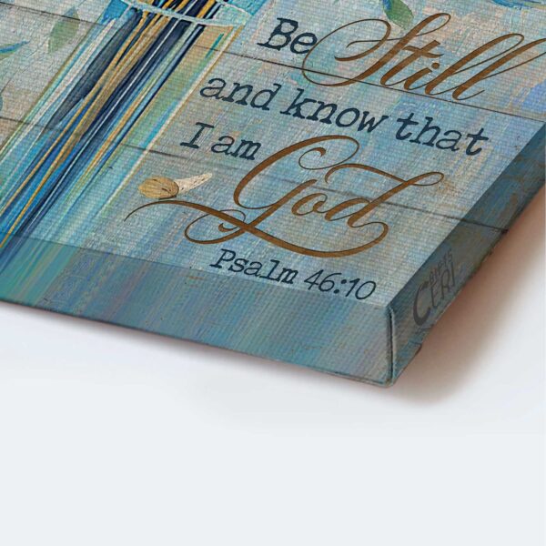 Christian Home Decor Gift: Jesus Portrait Poster with Bible Verse Flower Painting & Butterfly – Christian Wall Art