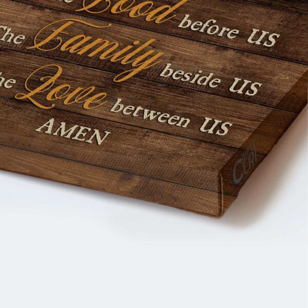 Blessed Love Jesus Portrait Poster- Christian Home Decor Gift with Hummingbird and Flower Jar