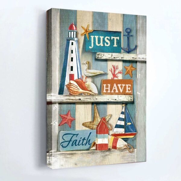 Christian Jesus Portrait Poster: Lighthouse Ocean Summer  Poster Home Decor Gift Decor Gift for Faithful – Christian Wall Art