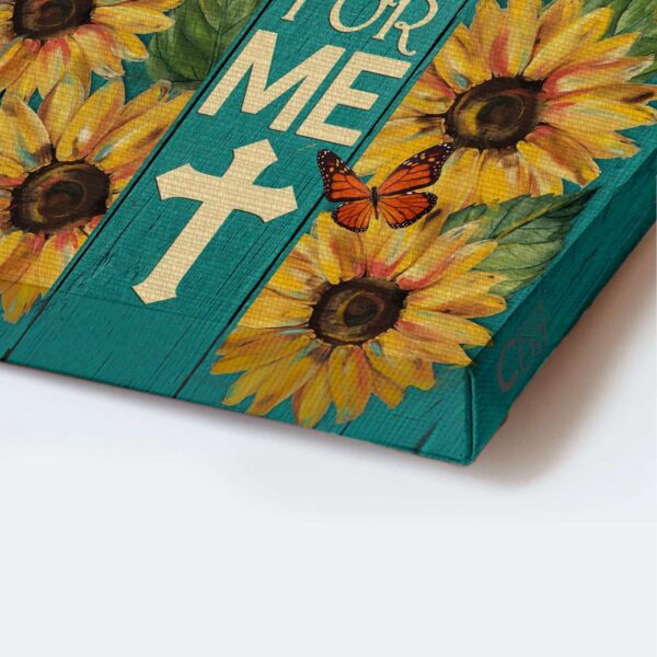 Jesus Portrait Poster Home Decor Gift – Sunflower & Butterfly Christian Wall Art – Unique Gift