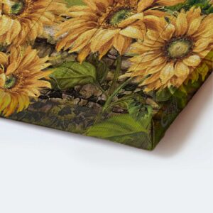 Jesus Portrait Poster - Sunflower Field Hummingbird Beautiful Sky - Gift For Christian 1