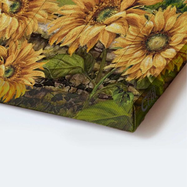 Jesus Portrait Poster – Sunflower Field Hummingbird Beautiful Sky – Gift For Christian