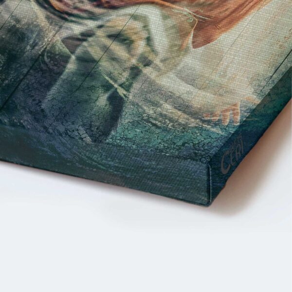Jesus Portrait Poster – Hand of God Water Home Decor Gift for Christian