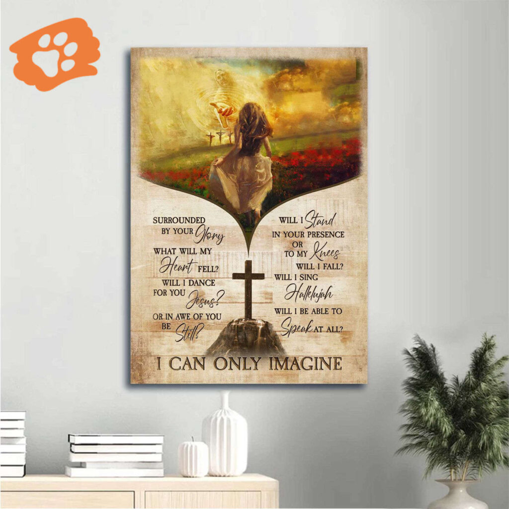 Jesus Portrait Poster Home Decor Gift – Beautiful World & Girl Christian Gift – I Can Only Imagine Jesus Portrait Poster Home Decor Gift – Beautiful World & Girl Christian Gift – I Can Only Imagine
