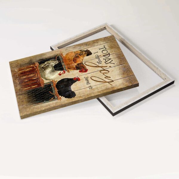 Jesus Portrait and Chicken Drawing Home Decor Poster – Unique Christian Gift for Joyful Living