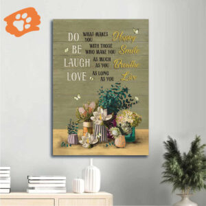 Jesus Portrait & Green Butterfly Poster Home Decor Gift - Unique Christian Art for Happiness