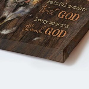Christian Home Decor Gifts - Jesus Portrait & Feathers Poster Bundle 1