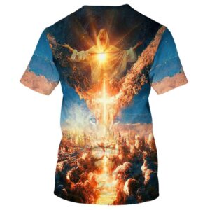 Jesus All Over Print 3D T-Shirt - Men & Women Christian Faith Shirt 1