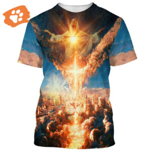 Jesus All Over Print 3D T-Shirt - Men & Women Christian Faith Shirt