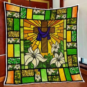 Jesus Quilt Blanket God Christian Quilt Blanket Jesus Gift 1
