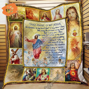 Divine Comfort: Jesus Quilt NP344 - Handcrafted Religious Blanket