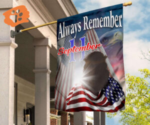 Jesus Remember 911 Flag Always Remember September 11Th 9-11 Memorial 2025 Flag