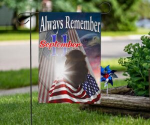 Jesus Remember 911 Flag Always Remember September 11Th 9-11 Memorial 2025 Flag 3