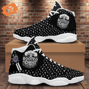 Jesus Rooted In Christ Running Shoes, Jesus Christian Cross Basketball Shoes Unisex Sneaker