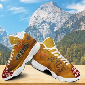 Jesus Saved My Life Basketball Shoes, A Blood Donor Saved My Life Running Shoes Unisex, Religious Gift God Lovers 3