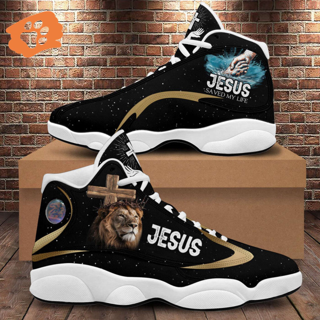 Jesus Saved My Life Basketball Shoes, Lion Of Judah Running Shoes, Jesus Christ Cross Sport Shoes Jesus Saved My Life Basketball Shoes, Lion Of Judah Running Shoes, Jesus Christ Cross Sport Shoes
