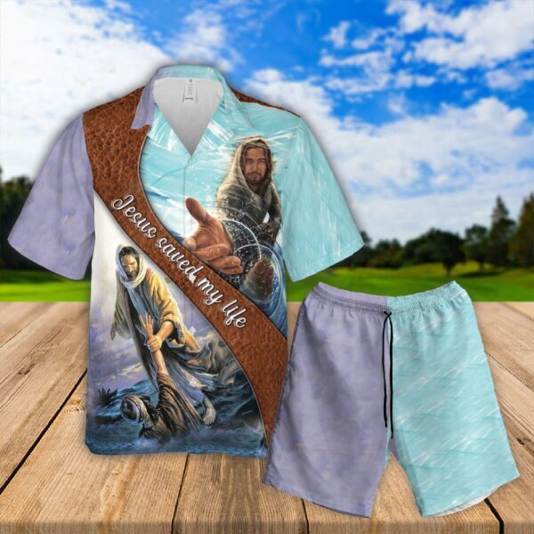Jesus Gift Hawaiian Set: Art Printed Shirt with Christian Vibes