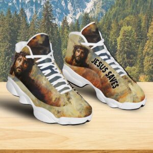 Jesus Saves Basketball Shoes, Christian Cross Jesus Sneakers Running Shoes, Religion Gifts For Prayers 1