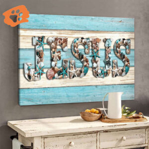 Jesus Shells Poster for Home Decor Gift