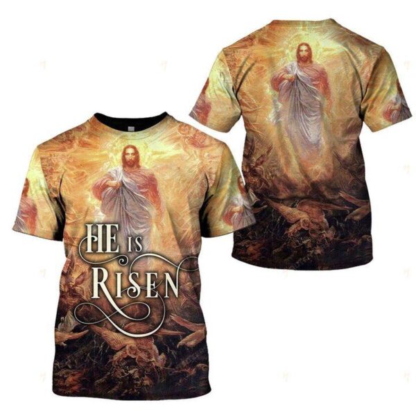 Jesus Shirt Christian Apparel He Is Risen Jesus Christ 3d T-shirt Jesus Hoodie 2025