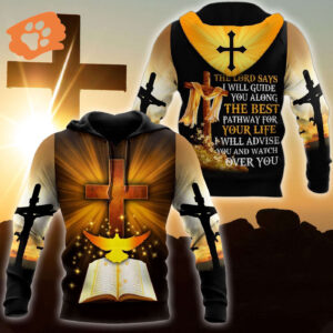 Jesus Shirt The Lord Says I Will Guide You Along The Best Pathway For Your Life Bible Book T-shirt Jesus Hoodie 2025