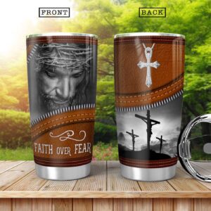 Jesus Stainless Steel Tumbler - Jesus Lover Men Women